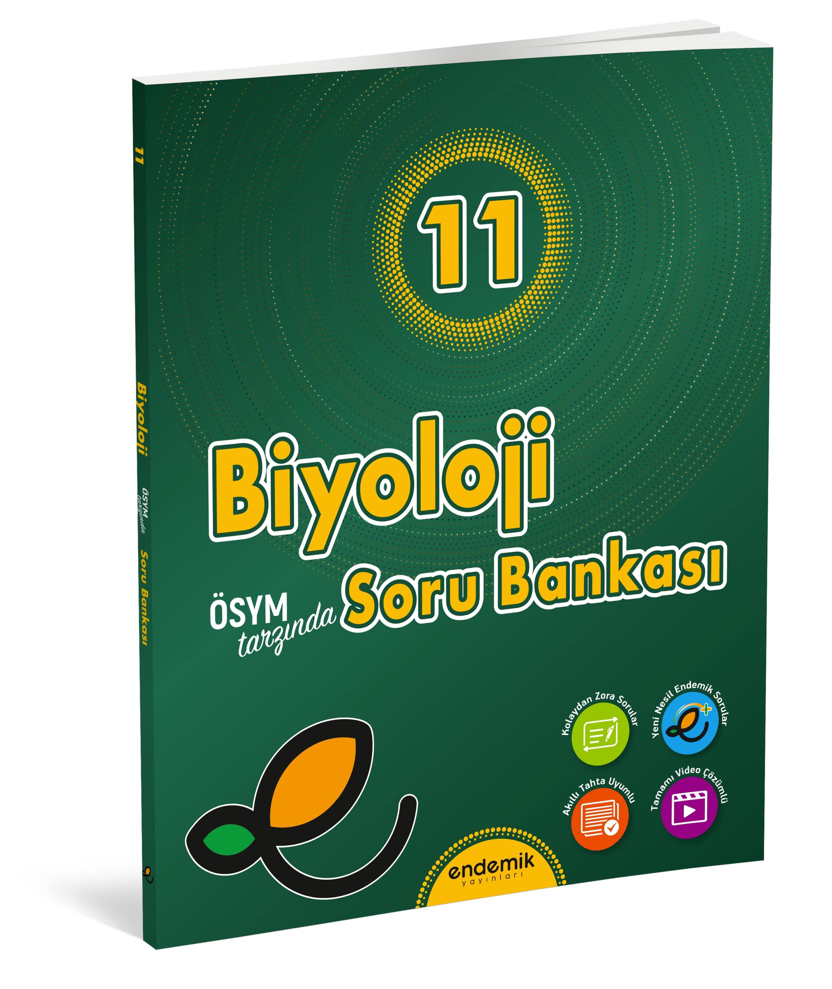 Endemik Yayınları 11.Sınıf Biyoloji Soru Bankası
